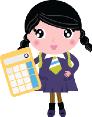 Uniform Clipart Cute Girl - Girl School Cartoon Png (315x399)