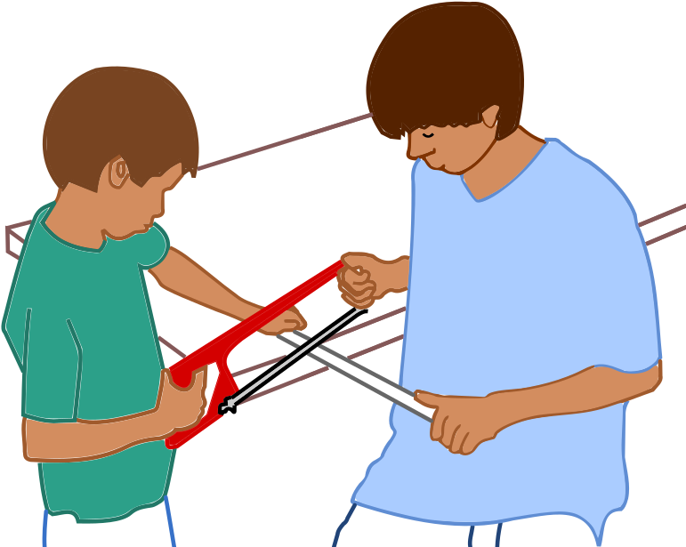 The Illustration Above Shows An Easy Way To Cut The - Toddler (815x618)