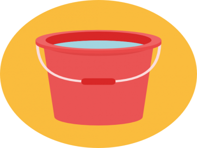 Post A Request Bucket - Circle (400x300)