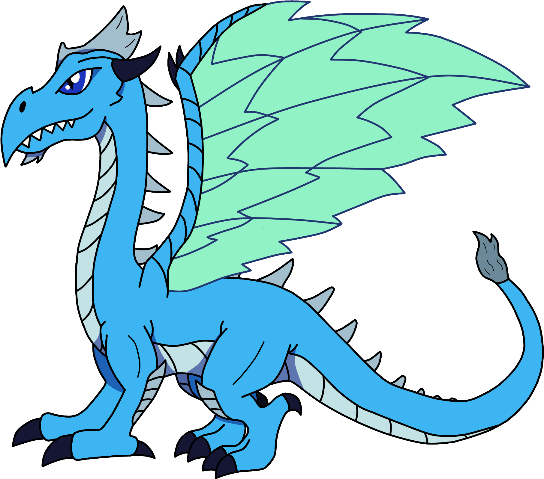 Ice Dragon Clip Art (1897x1693)