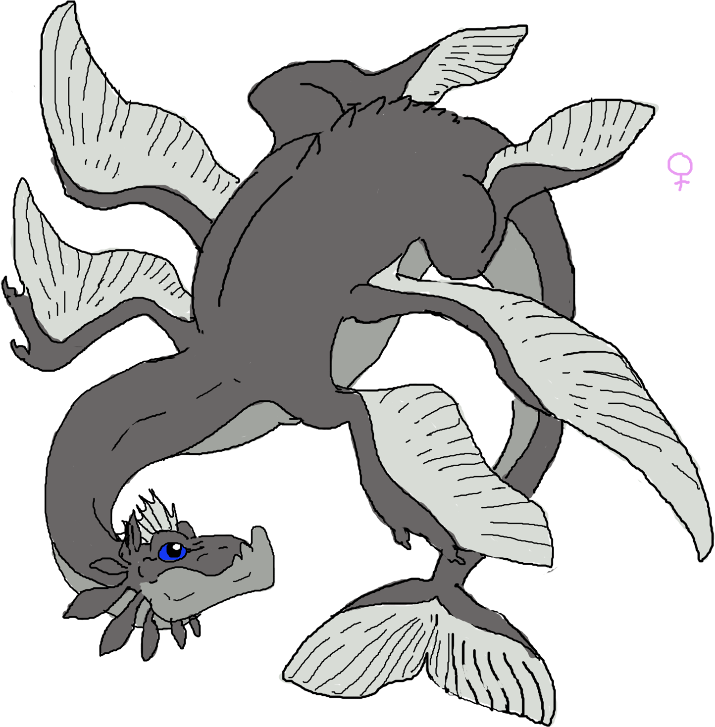 I Did Some Quick Coloring Of The Male Pose With Some - Cartoon (1500x1500)