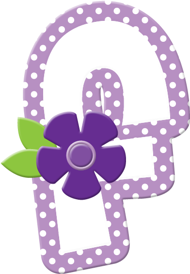 María José Argüeso - Letras De Color Lila Para Imprimir Grandes (531x671)