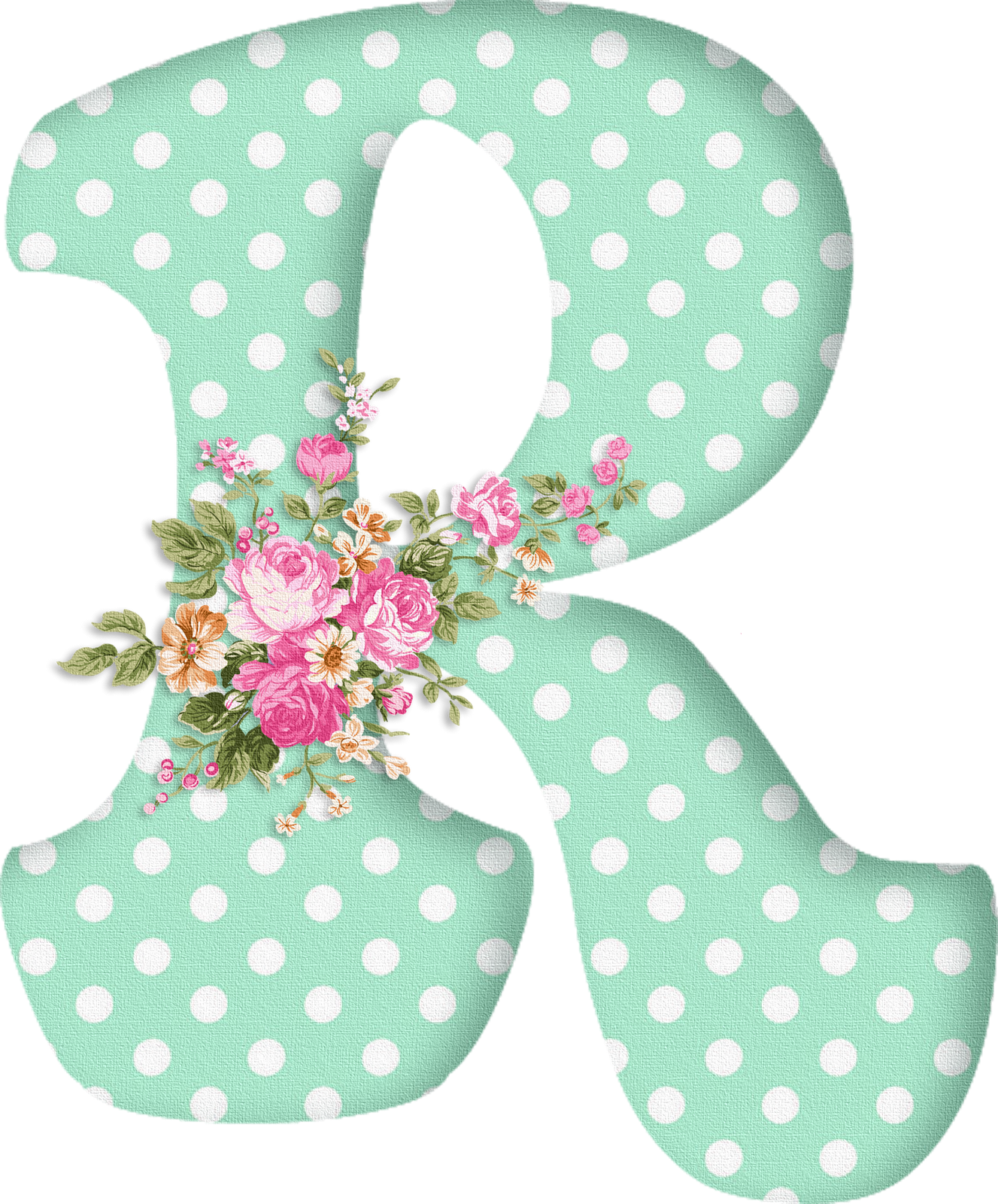 Abecedario Con Flores - Letras Con Flores Para Imprimir (1327x1600)