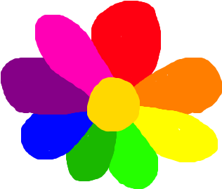 Rainbow Flower By User15432 - Rainbow Flower By User15432 (620x324)