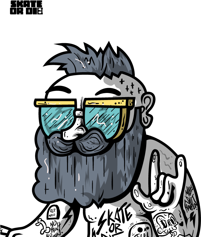 Follow Me On Instagram - Cartoon (700x828)