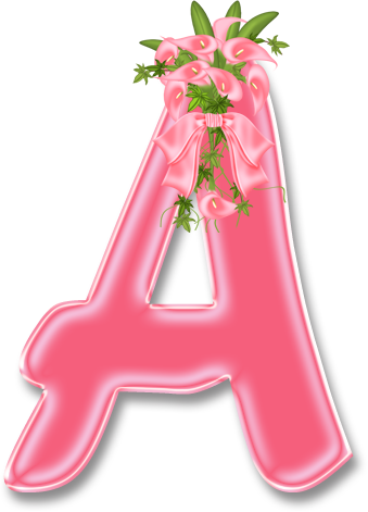 Gifs Y Fondos Pazenlatormenta - Alphabets In Pink Color (339x471)