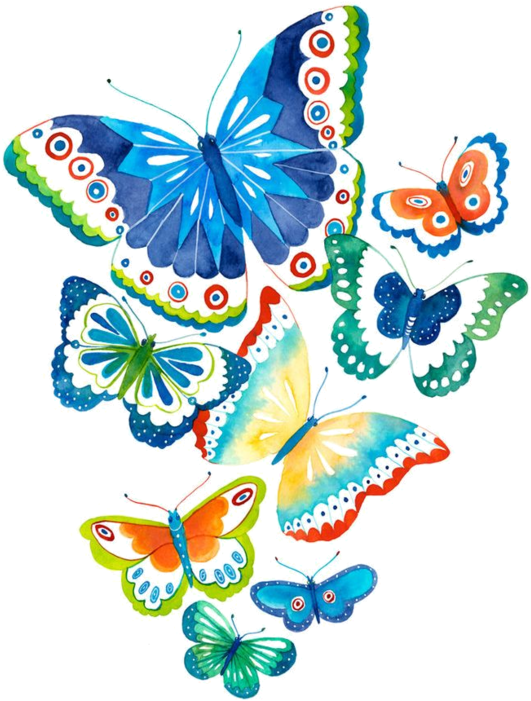 Papillons - Butterfly Art (600x763)