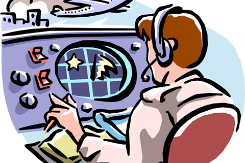 “atc, Pemegang Kuasa Udara Yang Terpinggirkan” - Air Traffic Controller Cartoon (480x321)