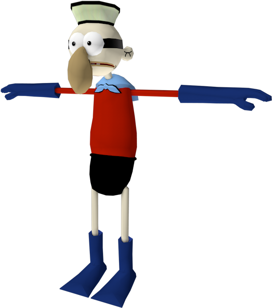 Download Zip Archive - Barnacle Boy Png (750x650)