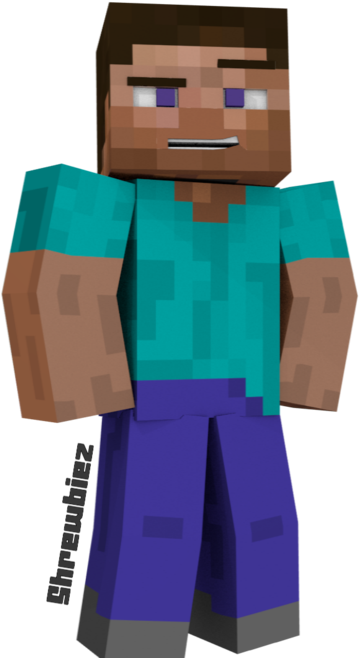 Stunning Steve From Minecraft By Shrewbiez With Minecraft - Minecraft (1191x670)