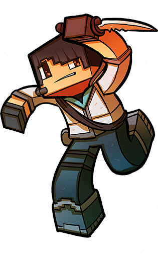 Drawn Minecraft Epic - Drawn Minecraft Avatar Png (315x511)