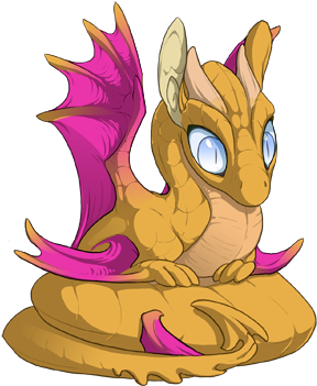 Spiral Baby - Flight Rising Baby Spiral Dragons (350x350)