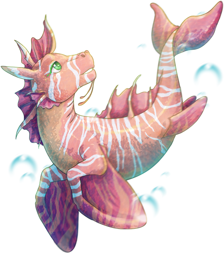 Baby Hippocampus By Fufunha - Digital Art (800x959)