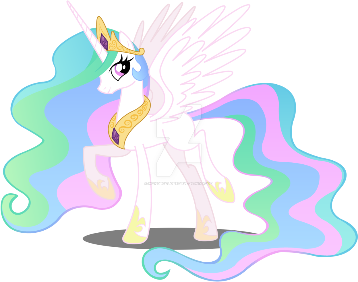 Princess Celestia By Mondecolore Princess Celestia - Princess Celestia (1280x1083)