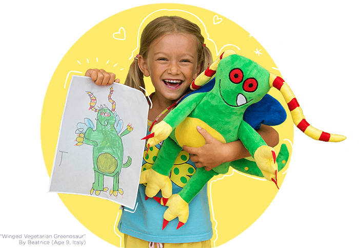 Drawn Dall Stuffed Animal - Stuffed Toy (700x483)