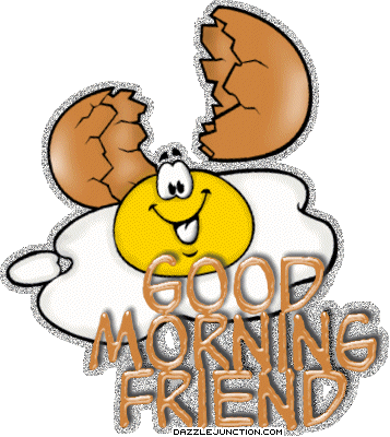 Good Morning Friend Egg - Gud Morning Funny Gif (357x400)