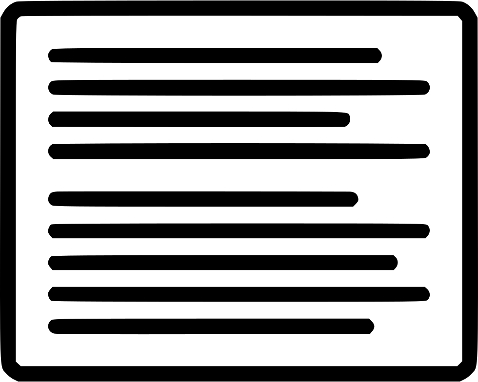 Wireframe Grid Article Post Text Comments - Grille (980x784)