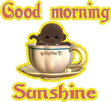 Good Morning-glitter Picture - Good Morning Image Animation (388x356)