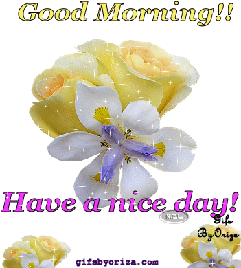 Morning Wishes Have A Nice Day - Nice Good Morning Gifs (350x400)
