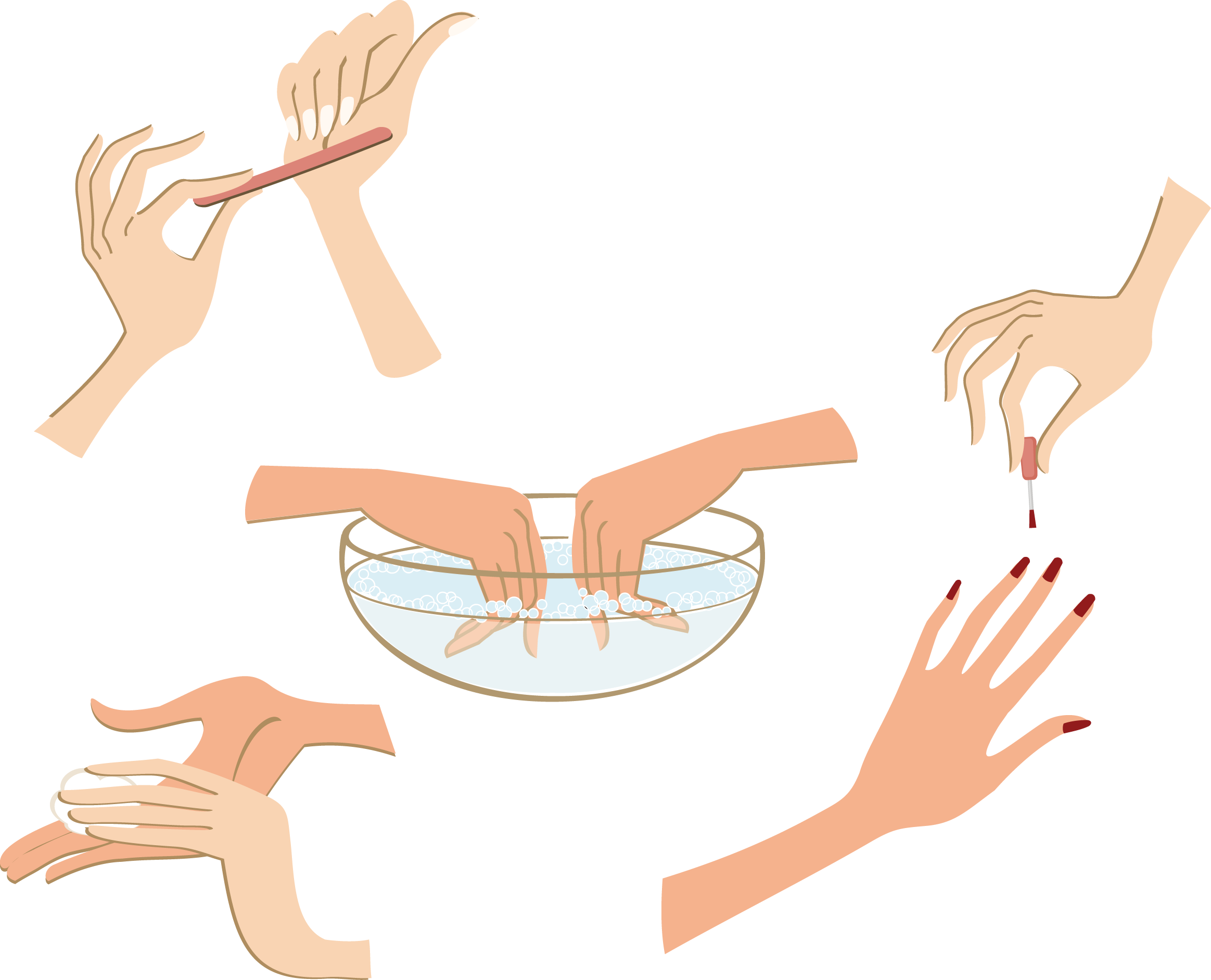 Nail Salon Thumb Beauty Parlour Nail Polish - Manicure (2327x1883)