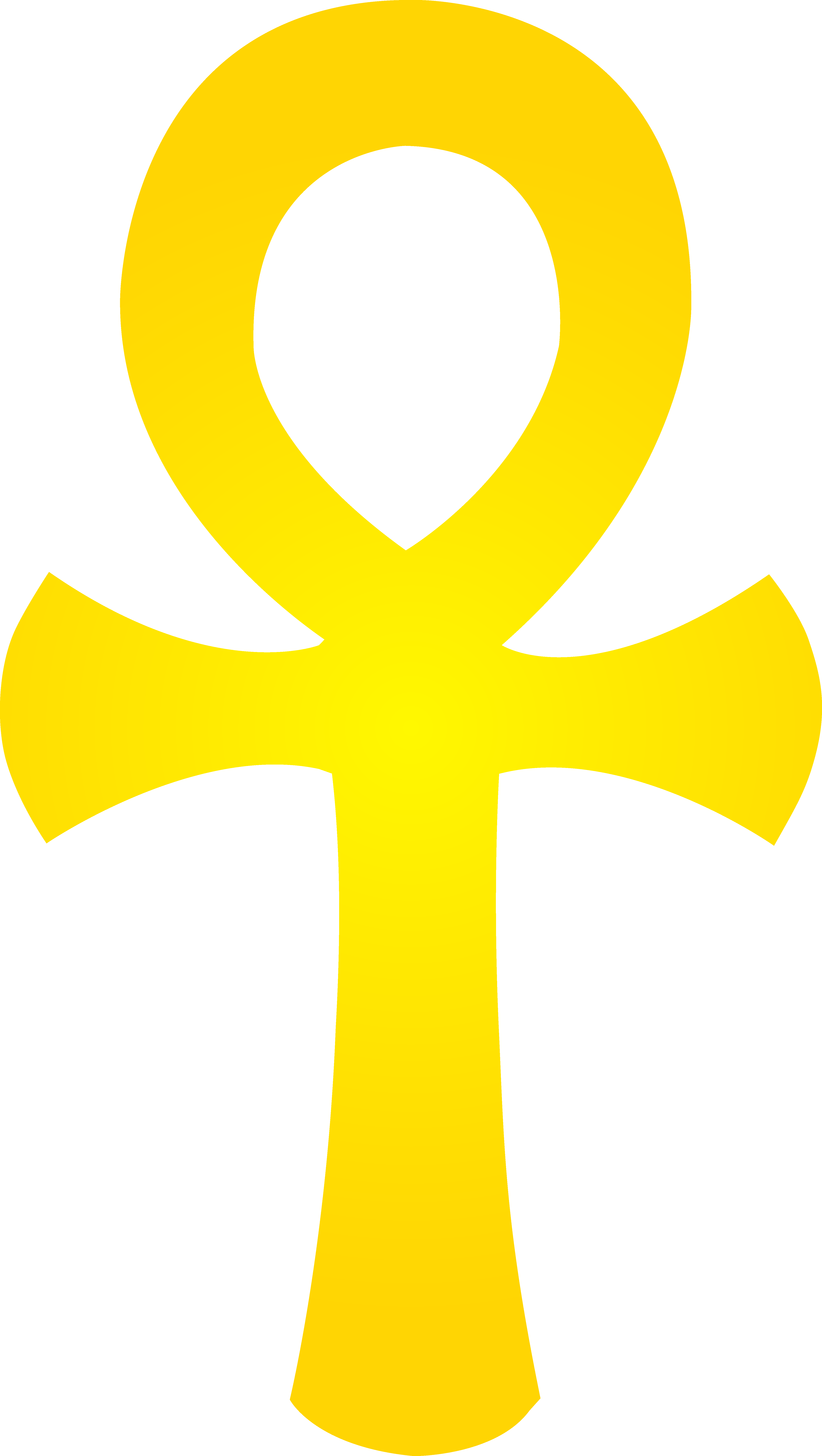 Golden Egyptian Ankh Symbol - Ankh (4610x8162)