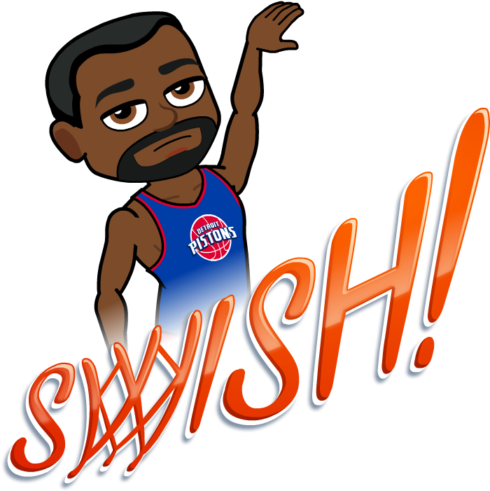 Detroit Pistons Clipart Transparent - Snapchat Bitmoji Png (796x796)