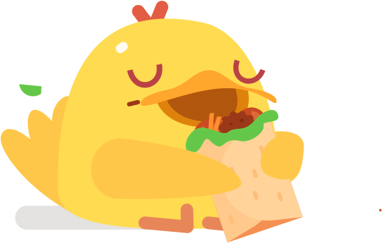 Duncan The Silly Duck Messages Sticker-2 - Illustration (618x618)