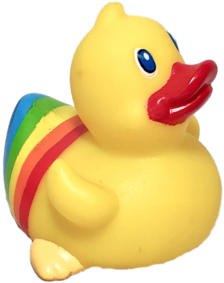 Rainbow Rubber Duck - Rubber Duck (500x500)