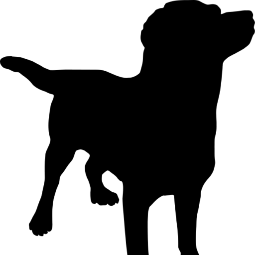 Dog Silhouette Png (512x512)