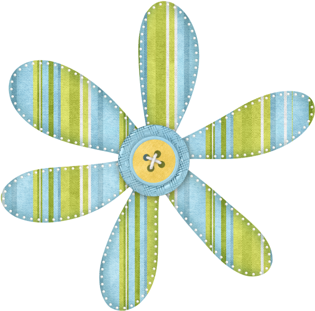 Flower Bluestripe - Flower (700x647)