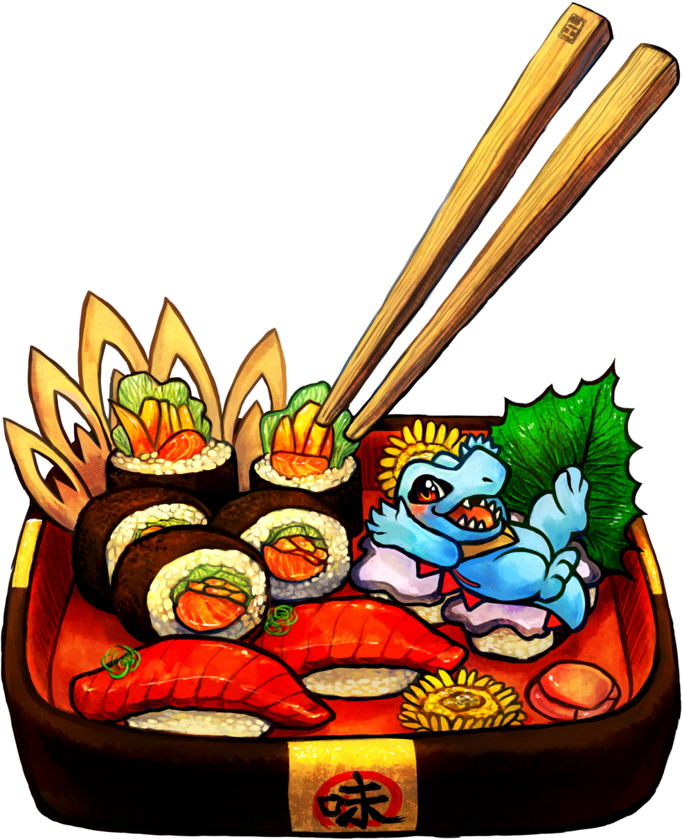 Sushi Zen By Haychel - Sushi Fan Art (1024x1251)