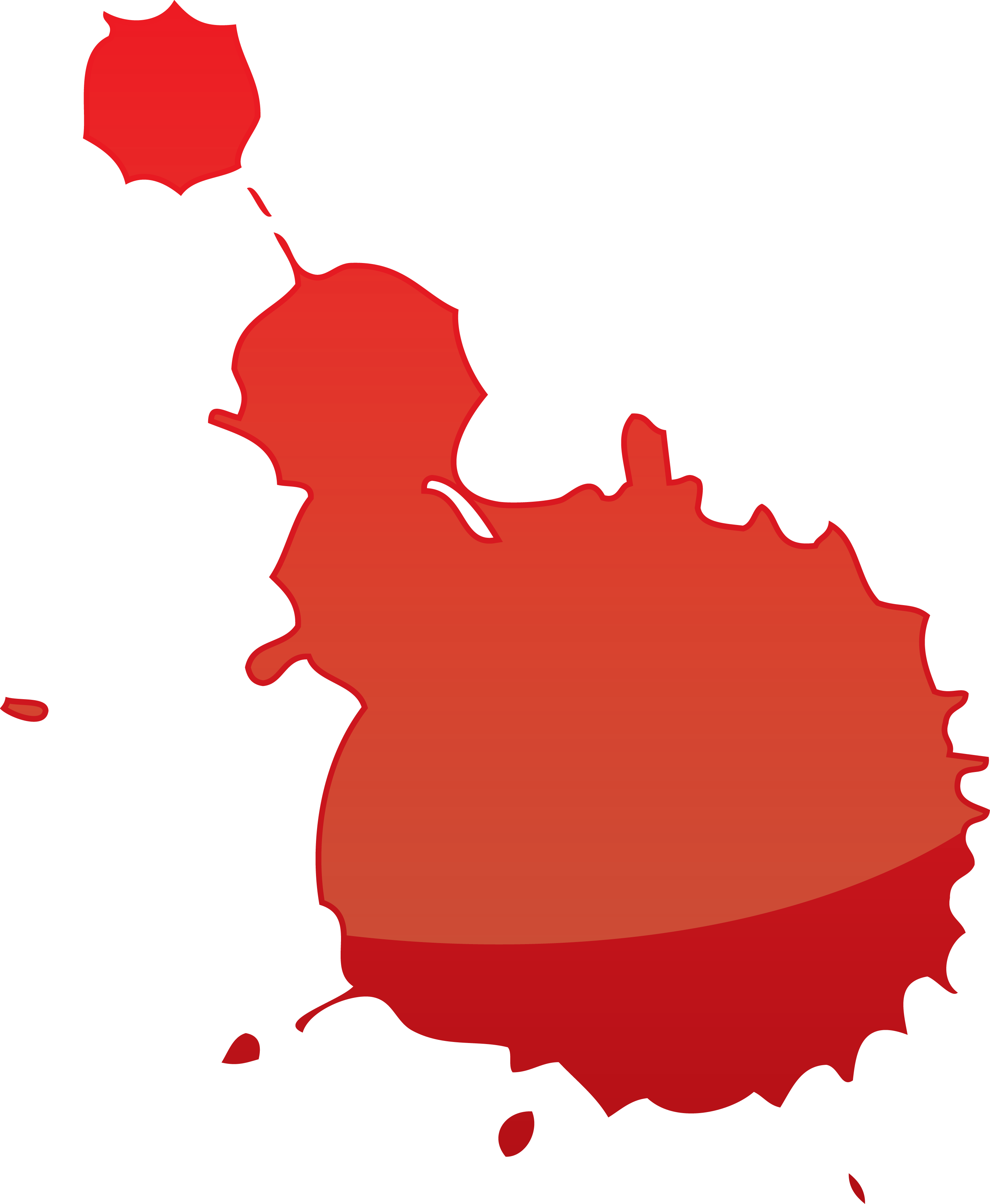 Blood Euclidean Vector Drawing - Cartoon Blood Png (2854x3470)