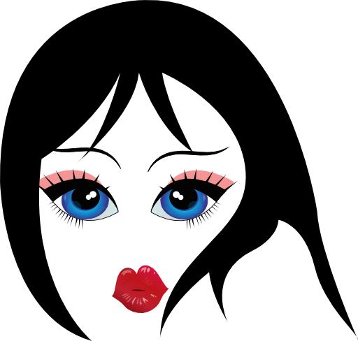 Pretty Girl Smiley Emoticon Clipart - Pretty Girl Smiley Emoticon Clipart (512x488)