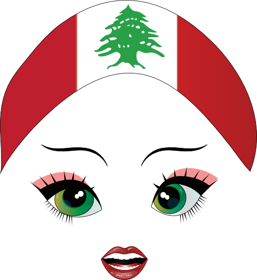 Pretty Lebanese Girl Smiley Emoticon Clipart - Pretty Lebanese Girl Smiley Emoticon Clipart (512x557)