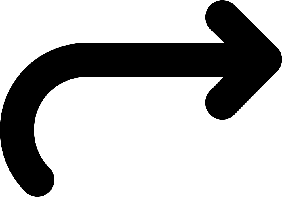 Right Curved Arrow Comments - Right Curved Arrow (980x684)