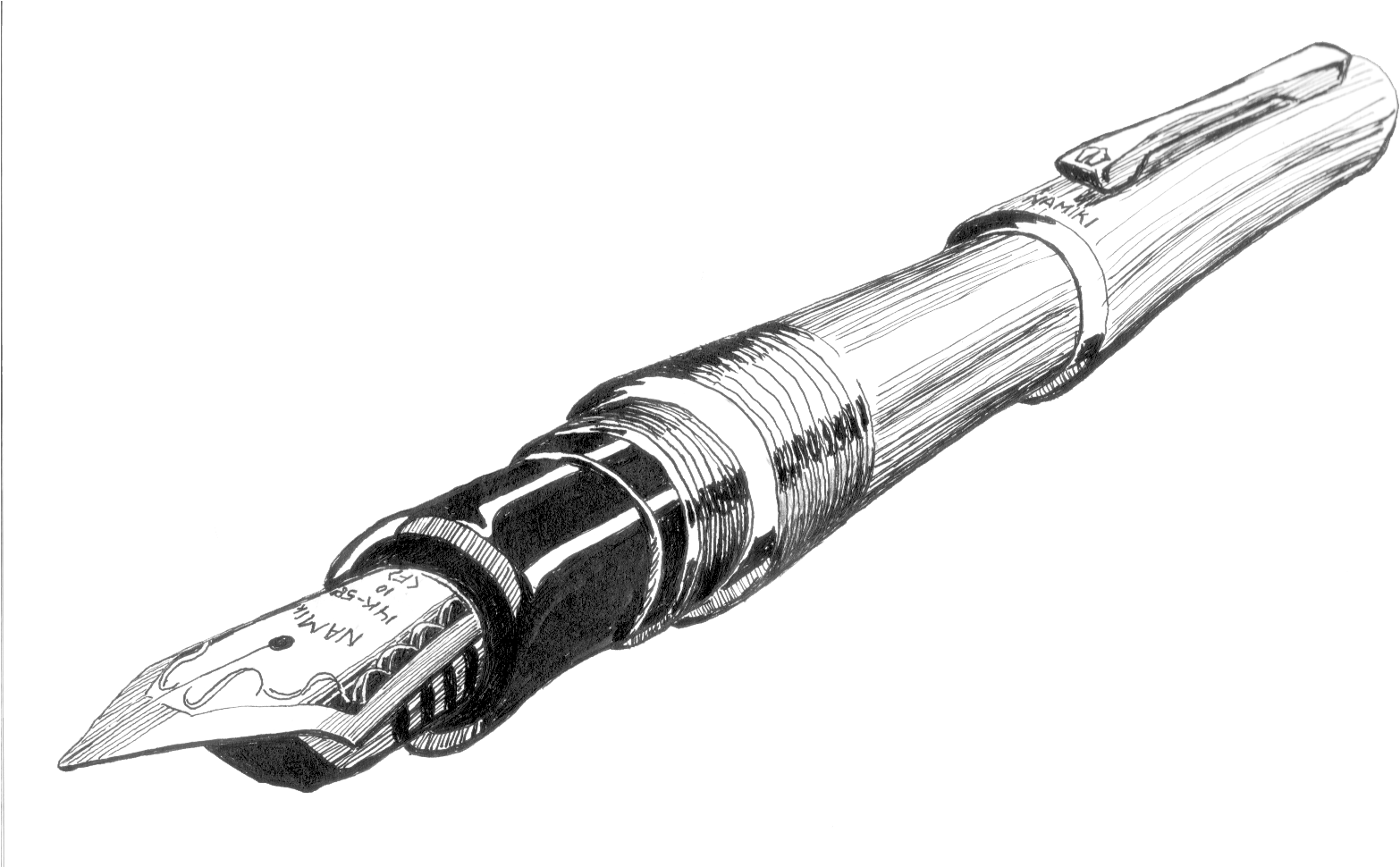 Pen - Tattoo Of Fountain Pen (1624x969)