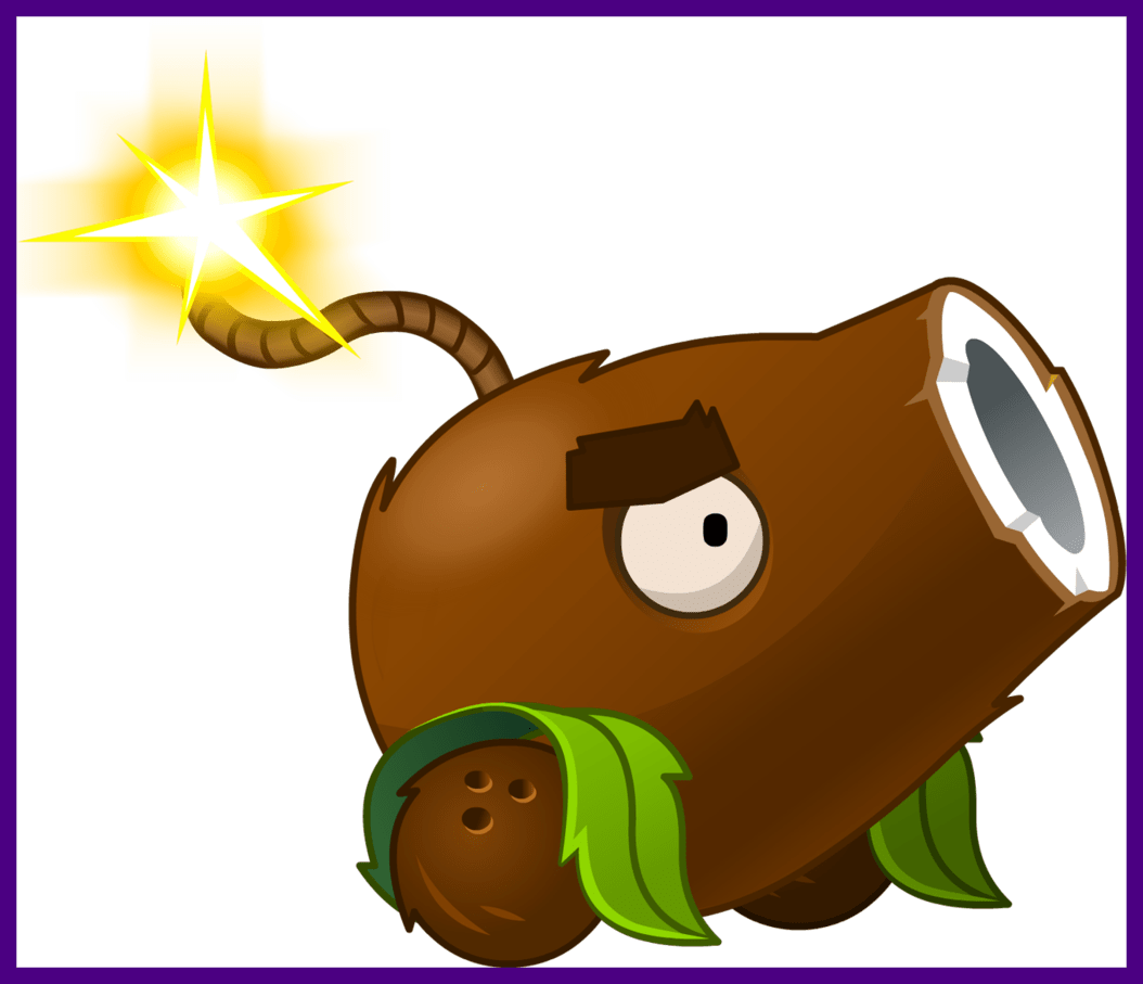 Best Plants Vs Zombies Coconut Cannon By Illustation - Plan Vs Zombies 2 (1054x907)