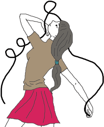 Curved Lines - Line (450x450)