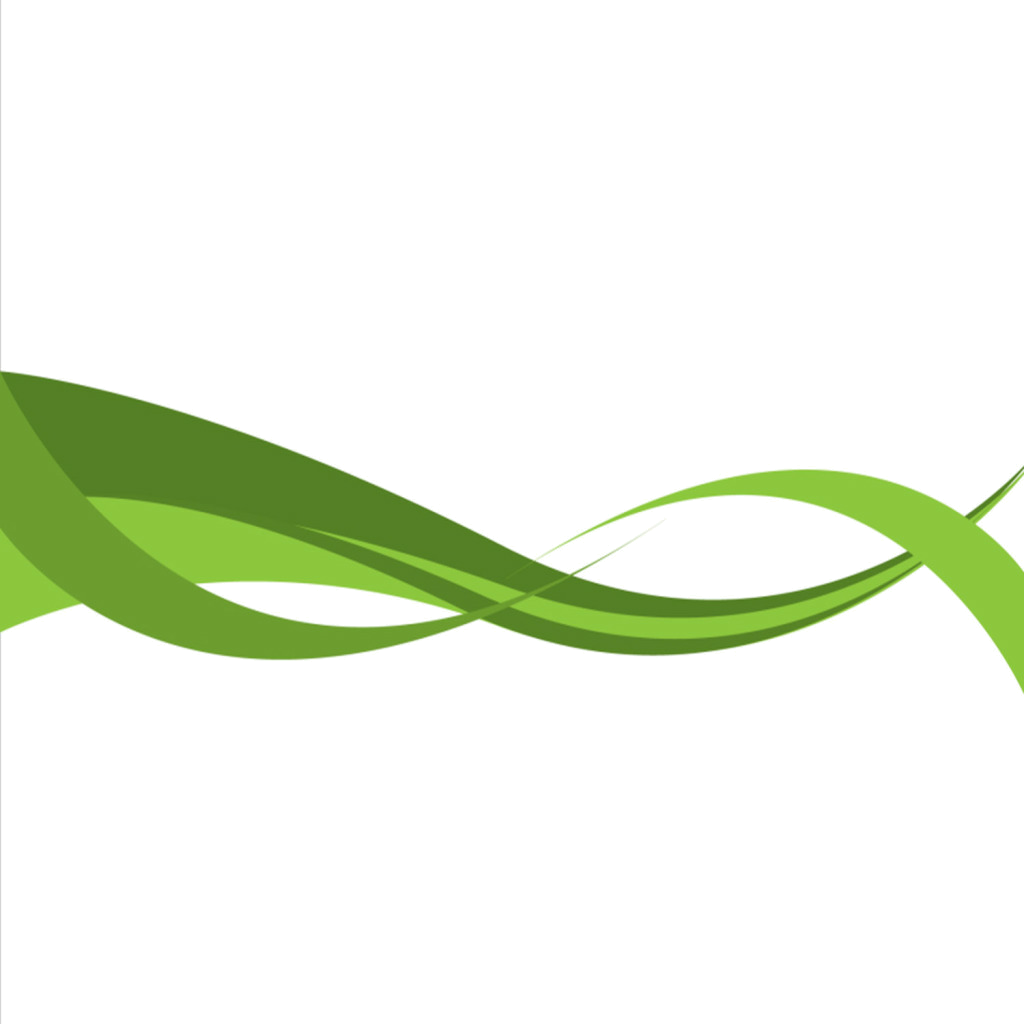 Green Line Art - Curve Line Png (1024x1024)