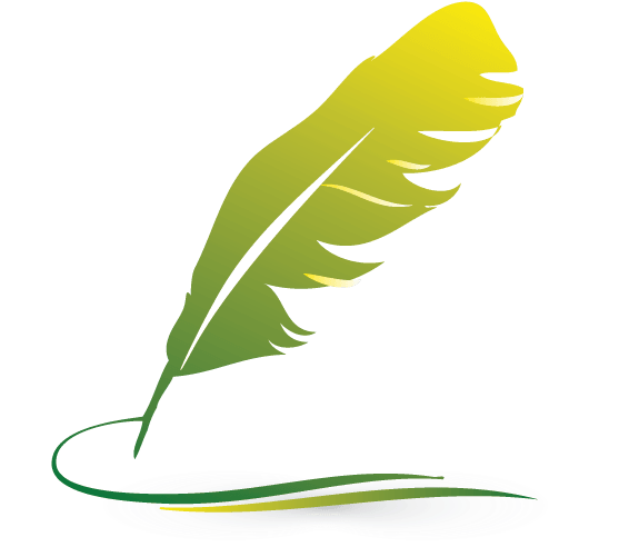 Fountain Pen Quill Logo Bic - Feather Ink Pen Logo (588x529)