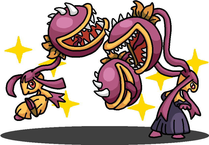 Shiny Mawile Chomper (plants Vs Zombies) By Shawarmachine - Cartoon (900x675)