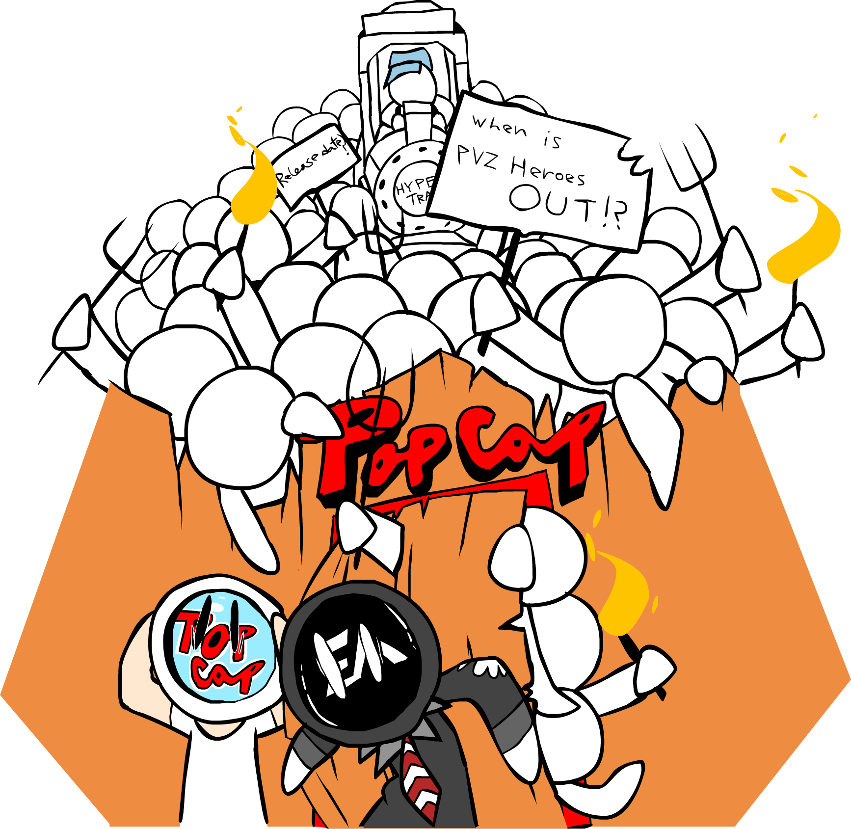 Plants Vs - Plants Vs Zombies Heroes New Plants (1734x1689)