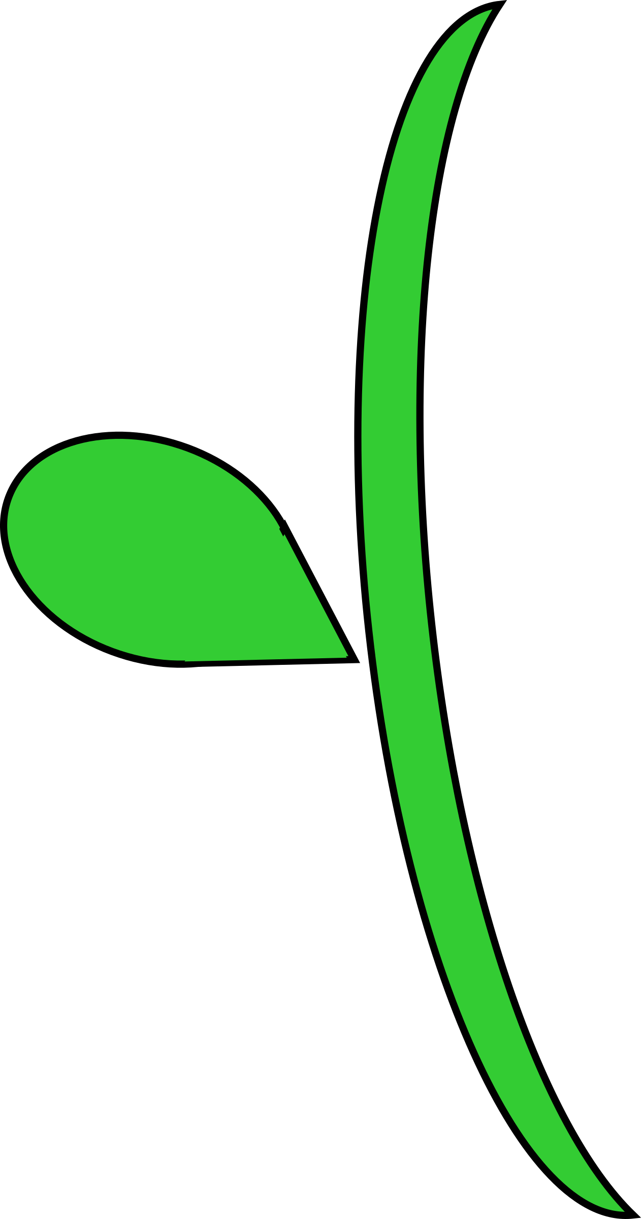 Stem - Flower Stem Clipart Png (1264x2400)