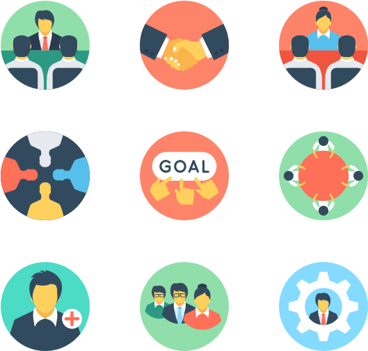 Teamwork And Organization 55 Free Icons - Team Work Png (600x564)