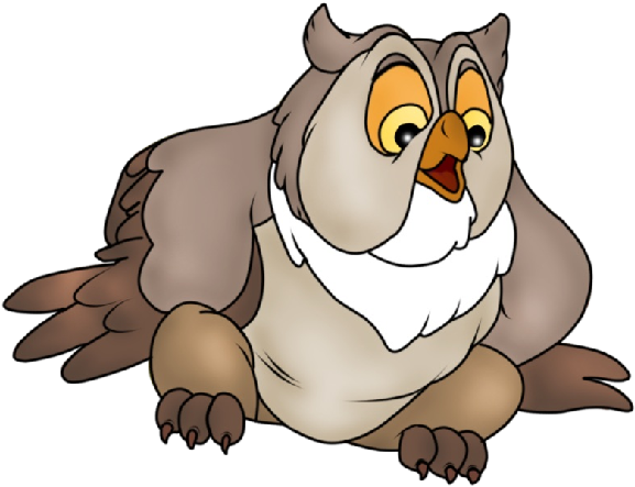 Beach Clipart Phillip Martin - Анимации Сова Без Фона (600x600)