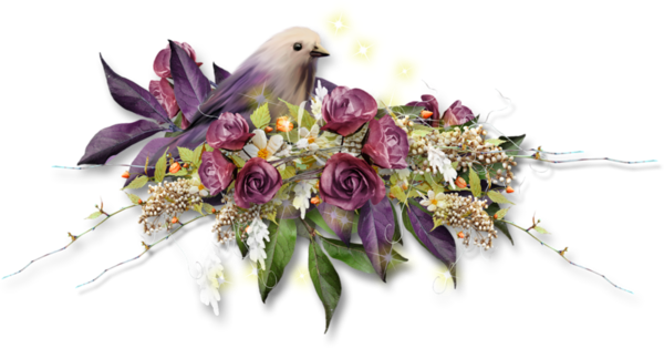 Birds And Flowers - Papillondavril (600x314)