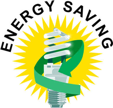 Energy Saving Lightbulb - Energy Saving Symbol (400x399)