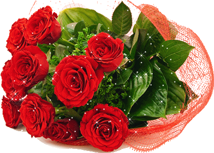 Net Resimleri Gifleri - Beautiful Rose Bouquet Flowers (462x306)
