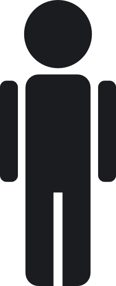 Stick Man Clipart Black And White Clipart Panda Free - Black And White Stickman (240x589)