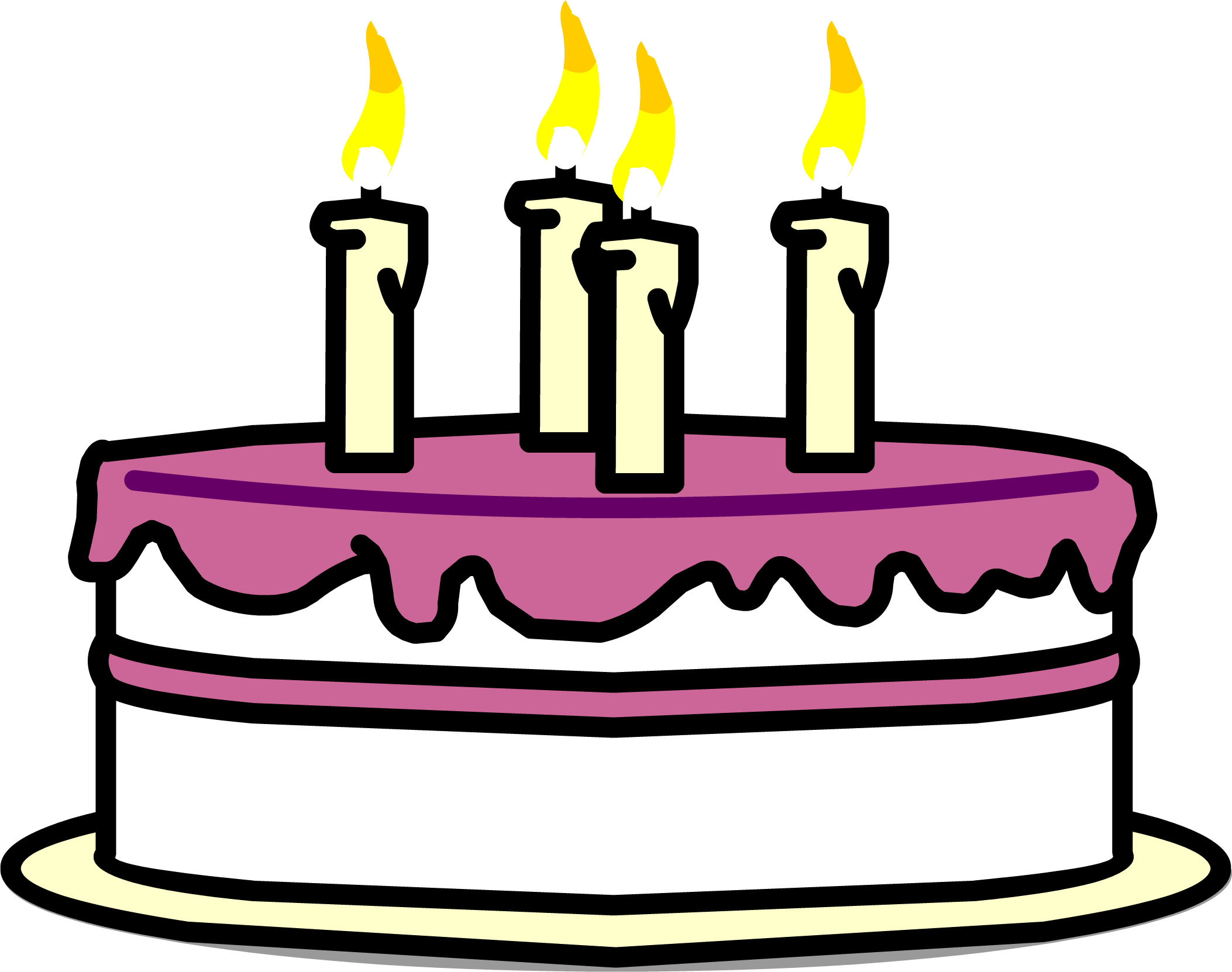 Birthday Cake Sprite 003 - Birthday Cake (2106x1662)